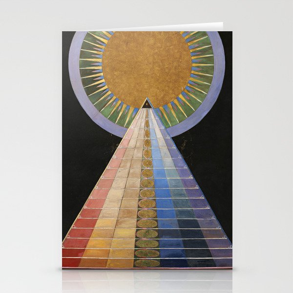 "Altarpiece" by Hilma af Klint (1907) Stationery Card Gallery Image 2
