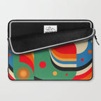 Colorful Hipster Girl and Wonderland Laptop Sleeve Gallery Image 2