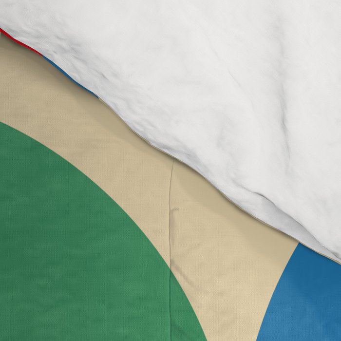 Colorful Hipster Girl and Wonderland Comforter Gallery Image 4