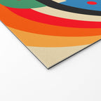 Colorful Hipster Girl and Wonderland Welcome Mat Gallery Image 2