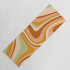 Abstract Wavy Stripes LXXXII Yoga Mat Gallery Image 1