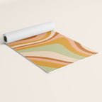 Abstract Wavy Stripes LXXXII Yoga Mat Gallery Image 2