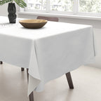 Minimal Line Art Woman with Flowers IV Tablecloth Gallery Image 3
