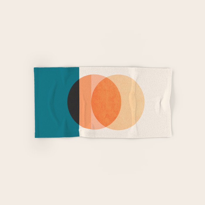 Abstraction_NEW_SUNSET_OCEAN_WAVE_POP_ART_Minimalism_0022D Bath Towel Gallery Image 1