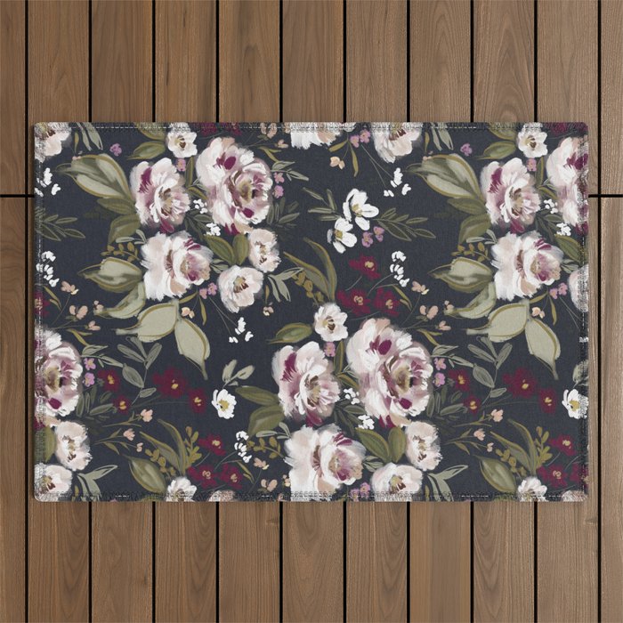 Heritage Bloom I Outdoor Rug Gallery Image 1