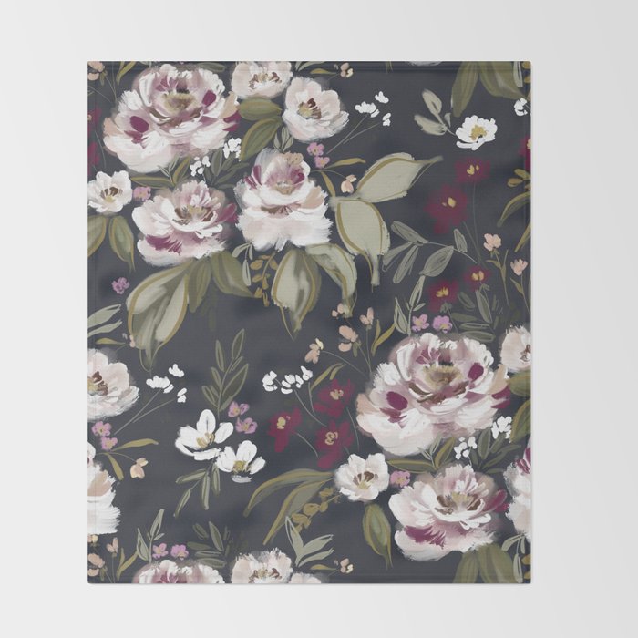 Heritage Bloom I Throw Blanket Gallery Image 2