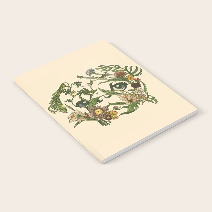Botanical Pug Notebook Gallery Image 2