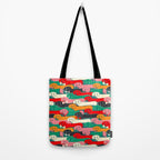 dachshund pattern- happy dogs Tote Bag Gallery Image 2