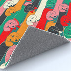 dachshund pattern- happy dogs Rug Gallery Image 4