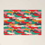 dachshund pattern- happy dogs Welcome Mat Gallery Image 1