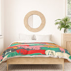 dachshund pattern- happy dogs Duvet Cover Gallery Image 3