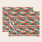 dachshund pattern- happy dogs Placemat Gallery Image 1