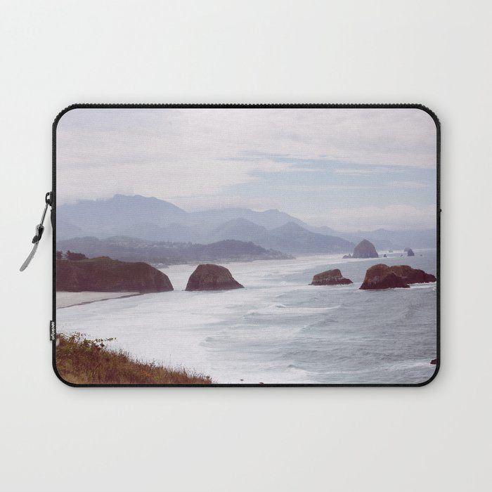 Oregon Coast - Cannon Beach Laptop Sleeve Gallery Image 1