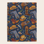 Embroidered cowgirls | Blue Poster Gallery Image 4