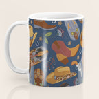 Embroidered cowgirls | Blue Coffee Mug Gallery Image 3