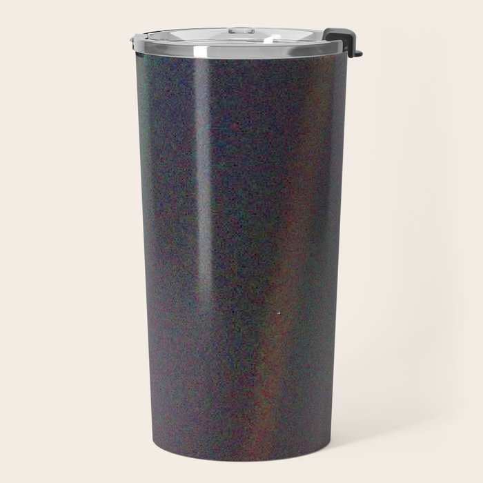 Earth as a Pale Blue Dot photographed by Voyager 1 Travel Mug Gallery Image 2