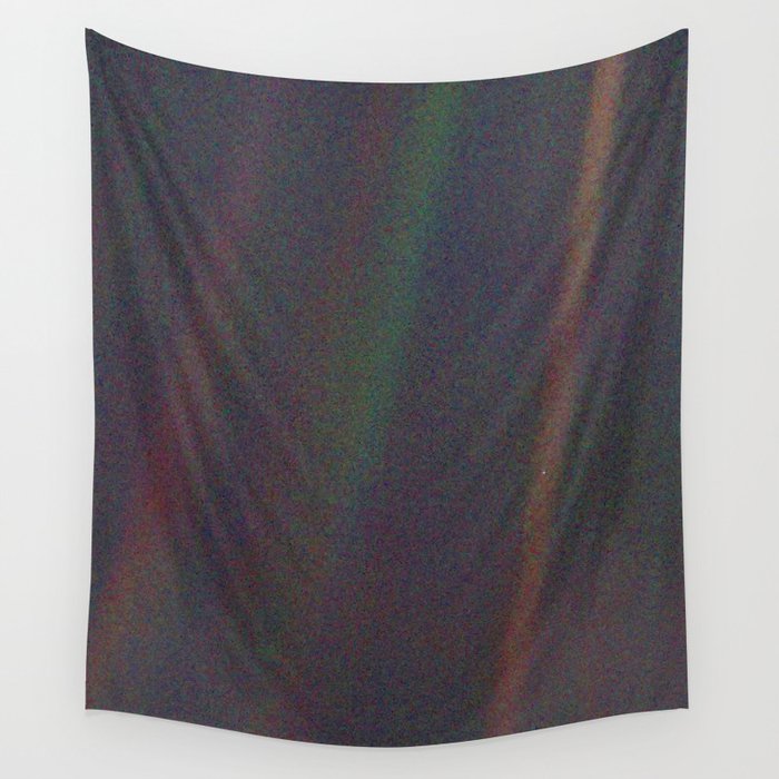 Earth as a Pale Blue Dot photographed by Voyager 1 Wall Tapestry Gallery Image 4