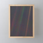 Earth as a Pale Blue Dot photographed by Voyager 1 Mini Art Print Gallery Image 1