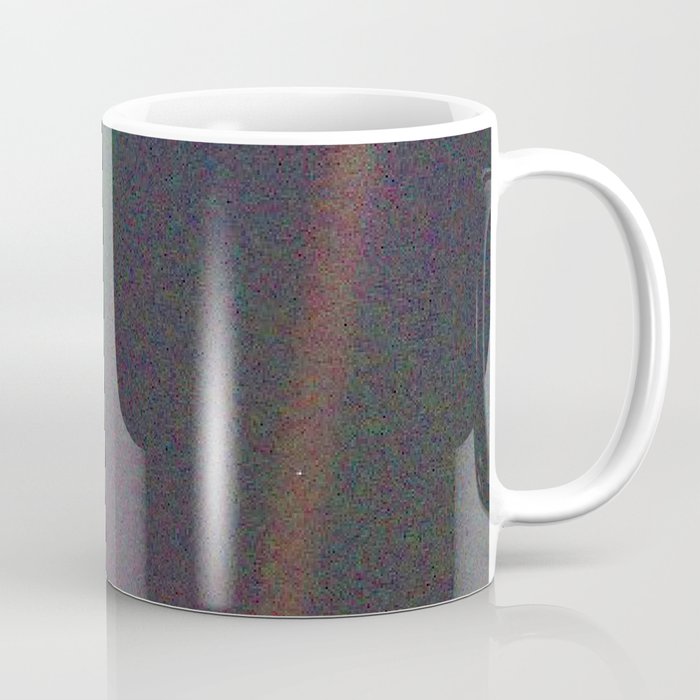 Earth as a Pale Blue Dot photographed by Voyager 1 Coffee Mug Gallery Image 1