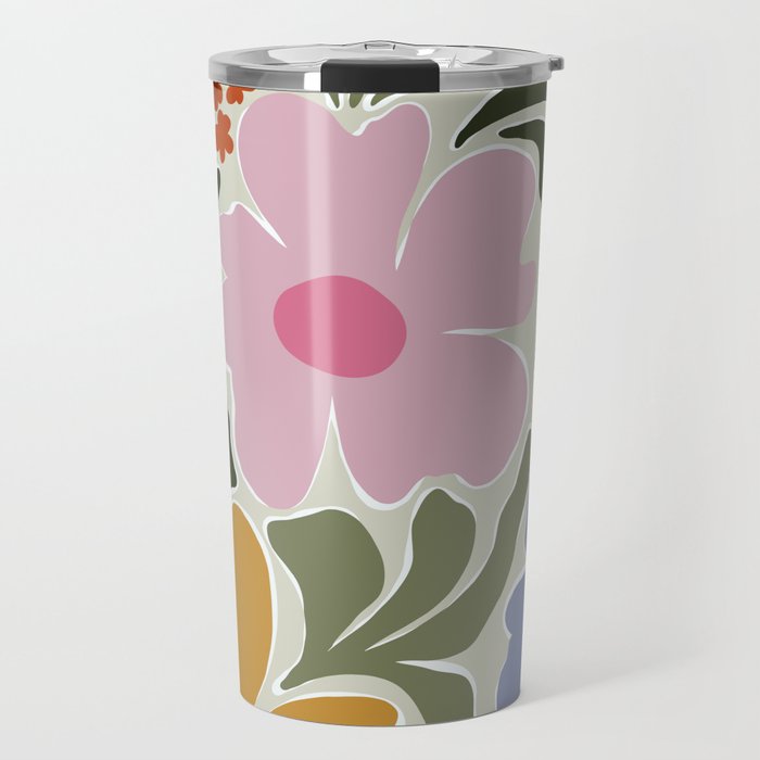Nostalgic Flora Travel Mug Gallery Image 1