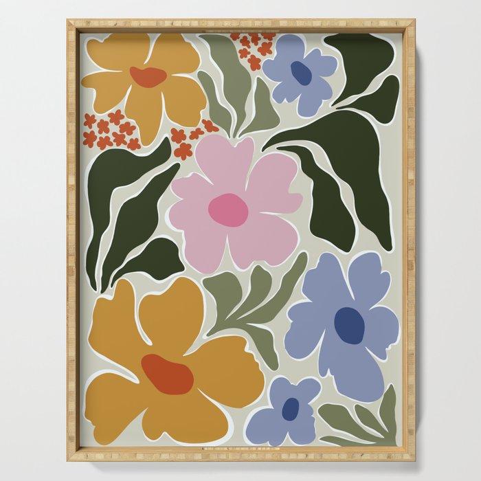 Nostalgic Flora Serving Tray Gallery Image 1
