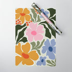 Nostalgic Flora Wrapping Paper Gallery Image 1