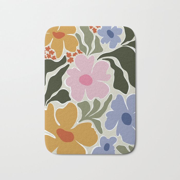 Nostalgic Flora Bath Mat Gallery Image 1