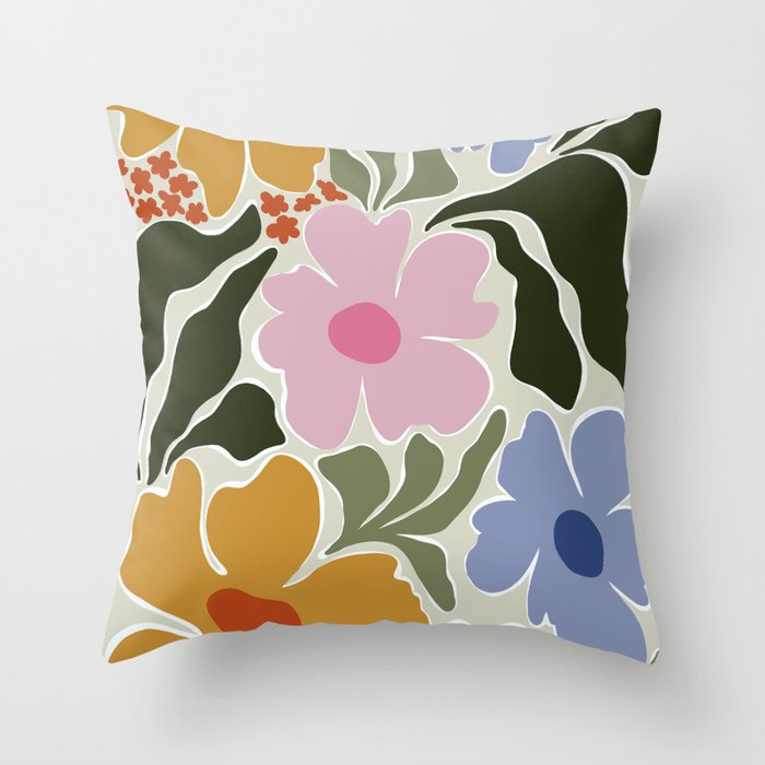 Nostalgic Flora Throw Pillow Gallery Image 6