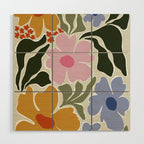 Nostalgic Flora Wood Wall Art Gallery Image 1
