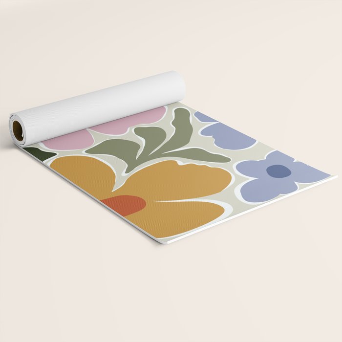 Nostalgic Flora Yoga Mat Gallery Image 2