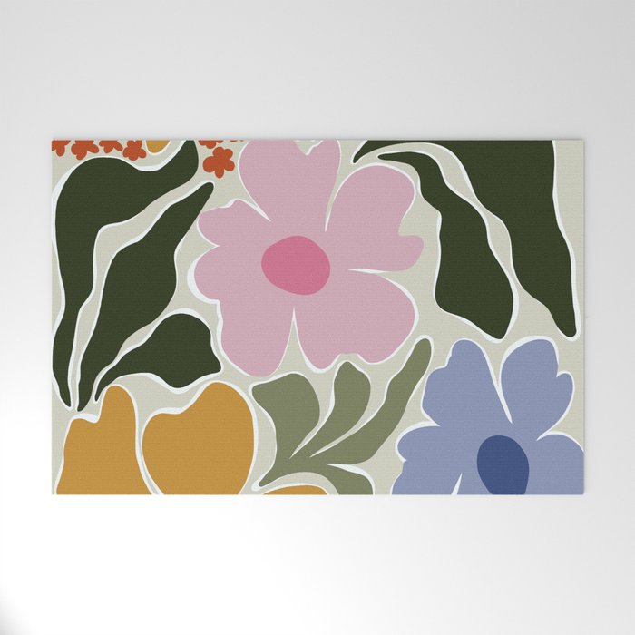 Nostalgic Flora Welcome Mat Gallery Image 1