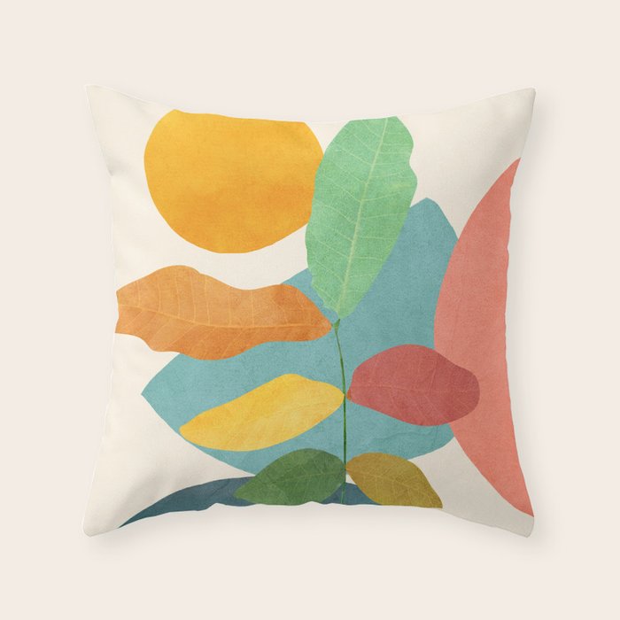Colorful Branching Out 18 Throw Pillow Gallery Image 6