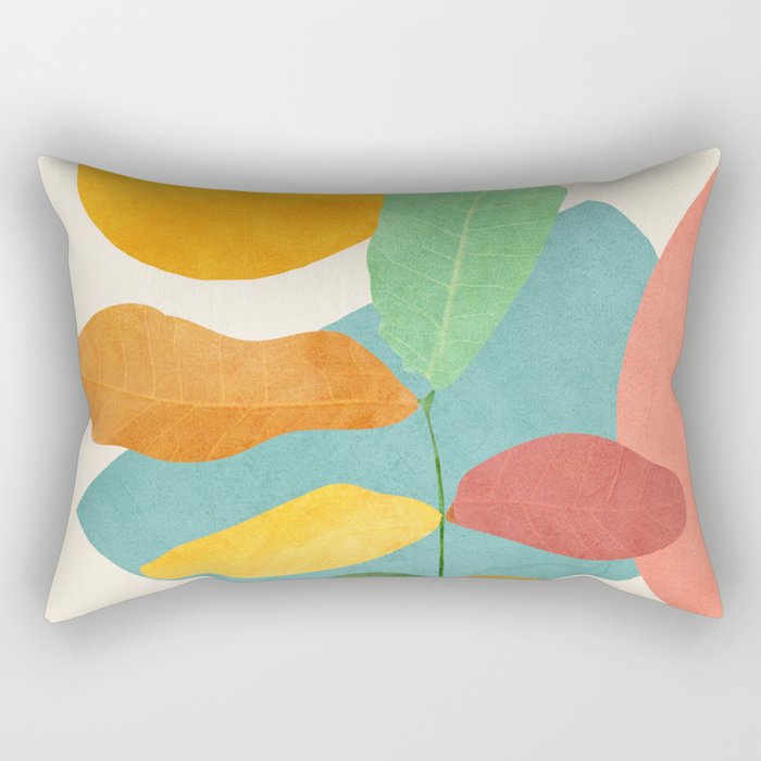 Colorful Branching Out 18 Rectangular Pillow Gallery Image 1