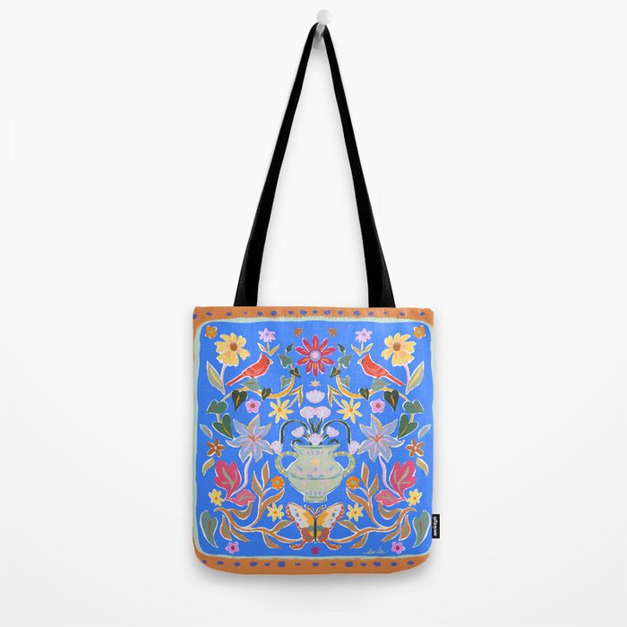 Blue Magical Garden Tote Bag Gallery Image 2