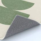 Half Circle 3 - Green Rug Gallery Image 4