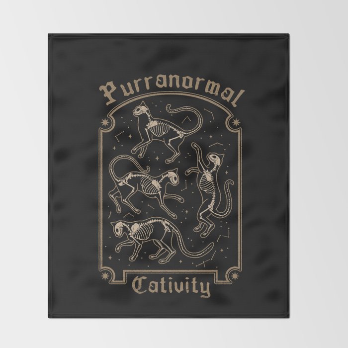 Purranormal Cativity Throw Blanket Gallery Image 2