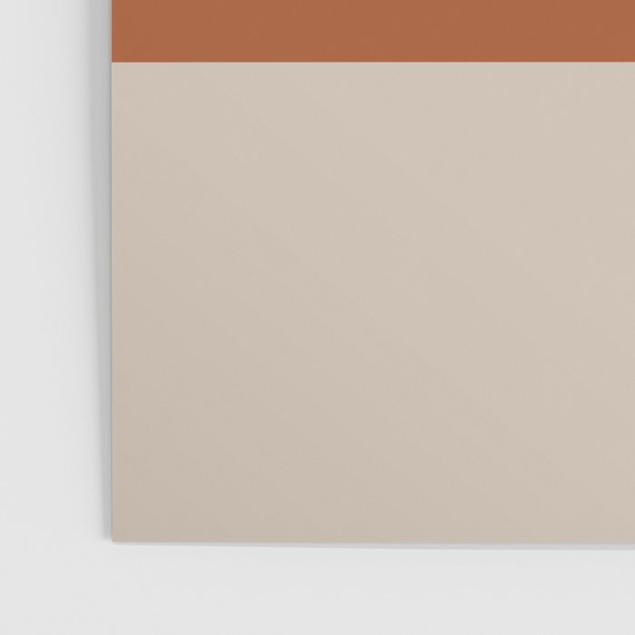 Minimalist Solid Color Block in Clay and Putty Poster Gallery Image 3