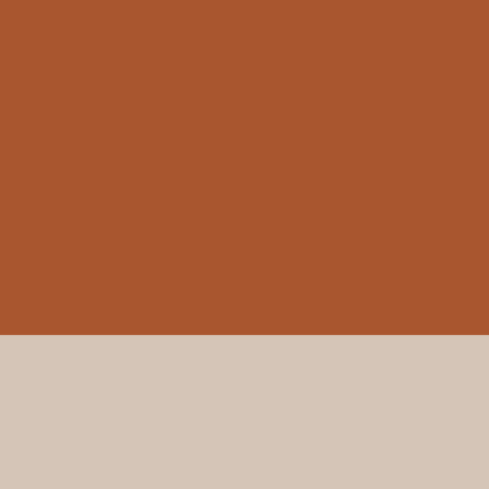 Minimalist Solid Color Block in Clay and Putty Coffee Mug Gallery Image 2