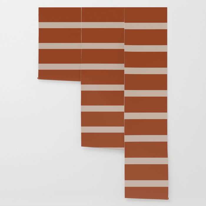 Minimalist Solid Color Block in Clay and Putty Wallpaper Gallery Image 3