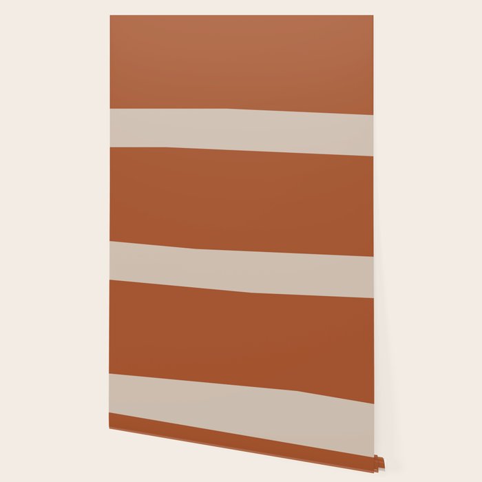 Minimalist Solid Color Block in Clay and Putty Wallpaper Gallery Image 2