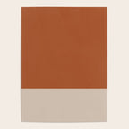 Minimalist Solid Color Block in Clay and Putty Poster Gallery Image 4