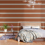 Minimalist Solid Color Block in Clay and Putty Wallpaper Gallery Image 3
