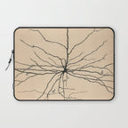 Santiago Ramon y Cajal Pyramida Neuron Drawing 1904 Laptop Sleeve Gallery Image 1