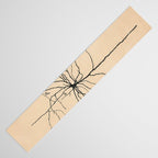 Santiago Ramon y Cajal Pyramida Neuron Drawing 1904 Table Runner Gallery Image 3