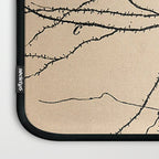 Santiago Ramon y Cajal Pyramida Neuron Drawing 1904 Laptop Sleeve Gallery Image 3