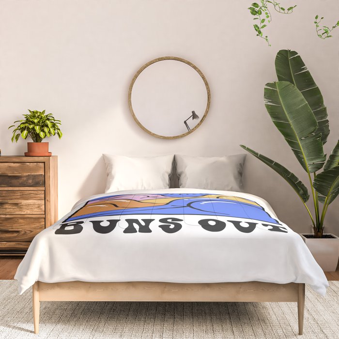 Sun's Out Buns Out (with Lettering) Comforter Gallery Image 3