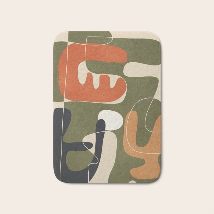 Organic Rhythms 2 Bath Mat Gallery Image 1