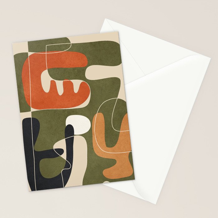 Organic Rhythms 2 Stationery Card Gallery Image 2