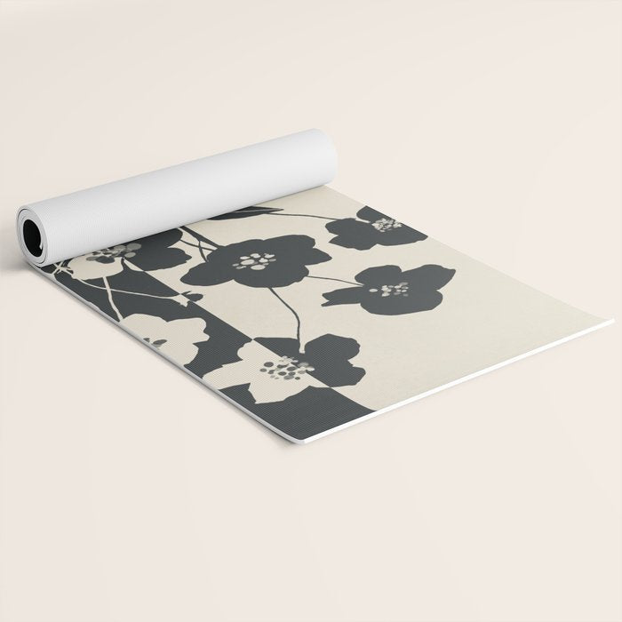 Botanical Contrast 1 Yoga Mat Gallery Image 2