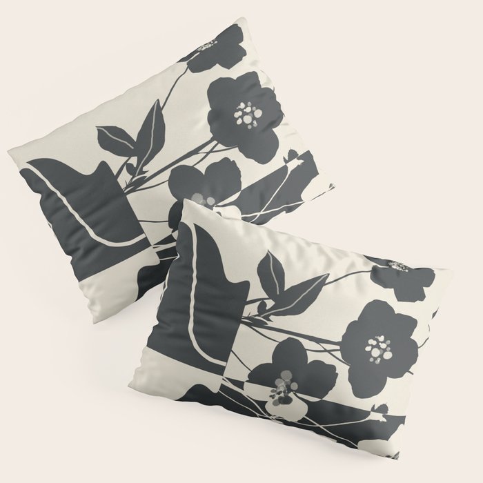 Botanical Contrast 1 Pillow Sham Gallery Image 1